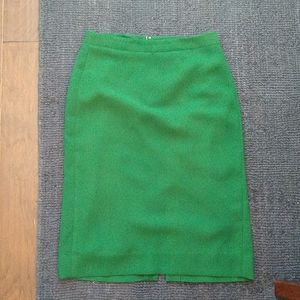 Green JCrew 365 Pencil Skirt Size 2